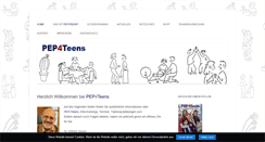 Desktop Screenshot of pep4teens.de